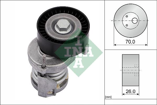 INA 534 0123 20 - Натяжитель, поликлиновый ремень onlydrive.pro