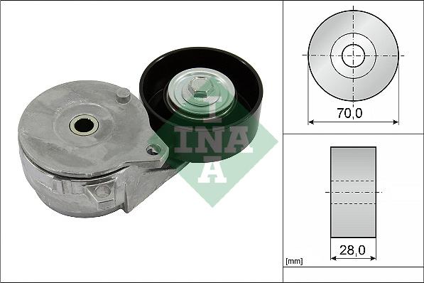 INA 534 0813 10 - Натяжитель, поликлиновый ремень onlydrive.pro