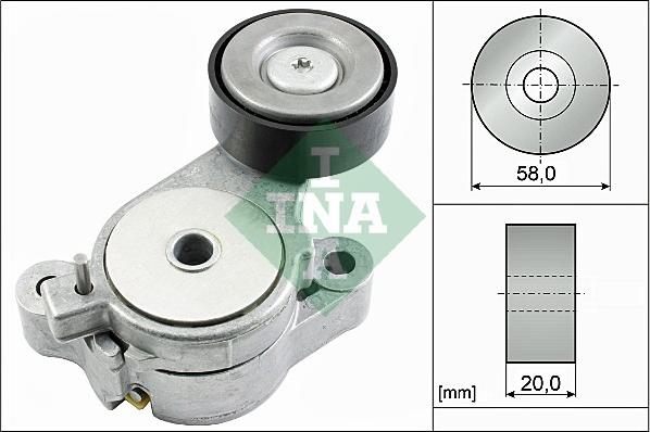 INA 534 0396 10 - Belt Tensioner, v-ribbed belt onlydrive.pro