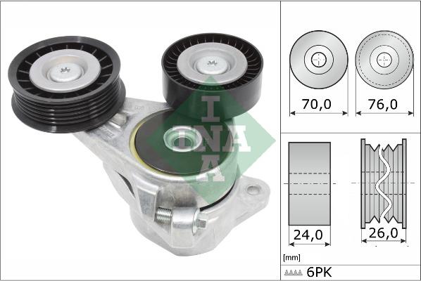 INA 534 0309 10 - Belt Tensioner, v-ribbed belt onlydrive.pro