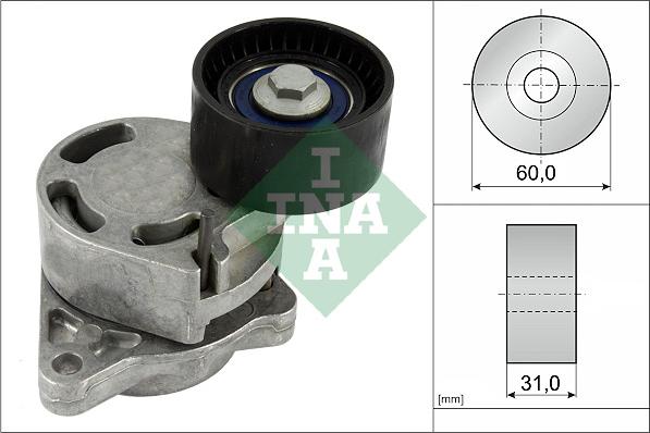 INA 534 0317 10 - Belt Tensioner, v-ribbed belt onlydrive.pro