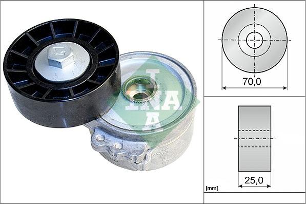 INA 534 0334 10 - Belt Tensioner, v-ribbed belt onlydrive.pro