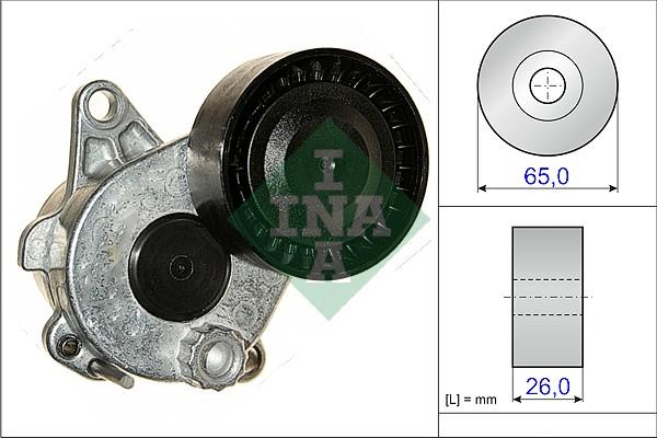 INA 534 0336 10 - Натяжитель, поликлиновый ремень onlydrive.pro