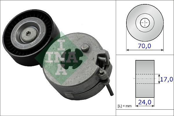 INA 534 0333 10 - Belt Tensioner, v-ribbed belt onlydrive.pro