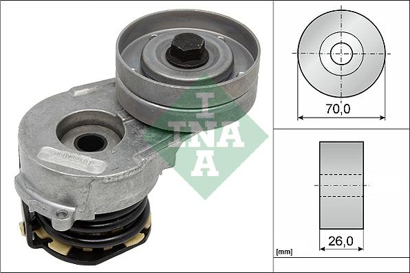 INA 534 0321 10 - Натяжитель, поликлиновый ремень onlydrive.pro