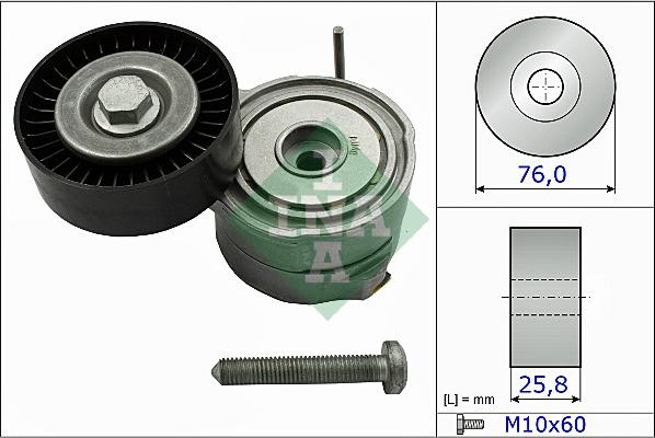 INA 534 0375 10 - Натяжитель, поликлиновый ремень onlydrive.pro