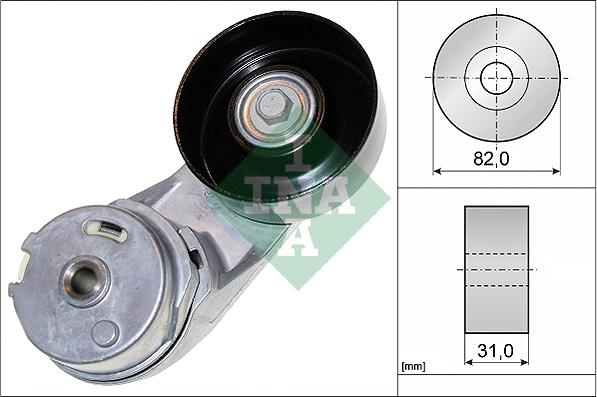 INA 534 0372 10 - Натяжитель, поликлиновый ремень onlydrive.pro