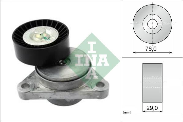 INA 534 0290 10 - Belt Tensioner, v-ribbed belt onlydrive.pro