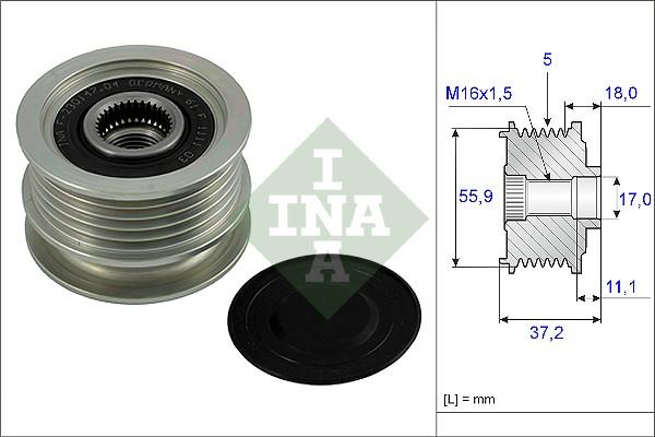 INA 535 0018 10 - Rihmaratas,generaator onlydrive.pro