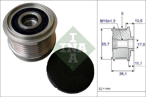 INA 535 0161 10 - Rihmaratas,generaator onlydrive.pro