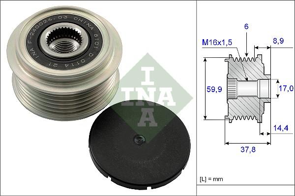 INA 535 0135 10 - Rihmaratas,generaator onlydrive.pro