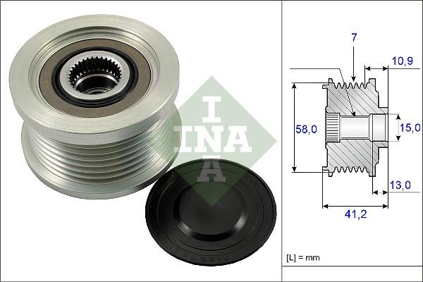 INA 535 0173 10 - Hihnapyörä, laturi onlydrive.pro