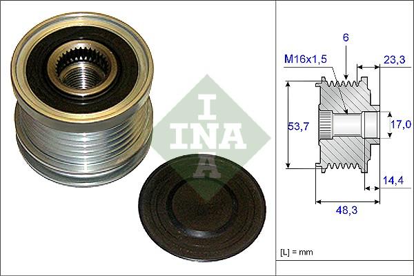 INA 535 0204 10 - Rihmaratas,generaator onlydrive.pro