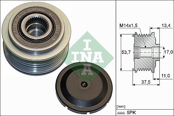 INA 535 0278 10 - Rihmaratas,generaator onlydrive.pro