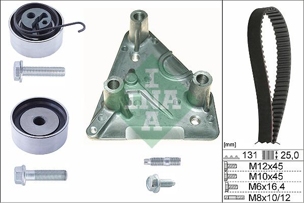 INA 530 0492 10 - Hammasrihma komplekt onlydrive.pro