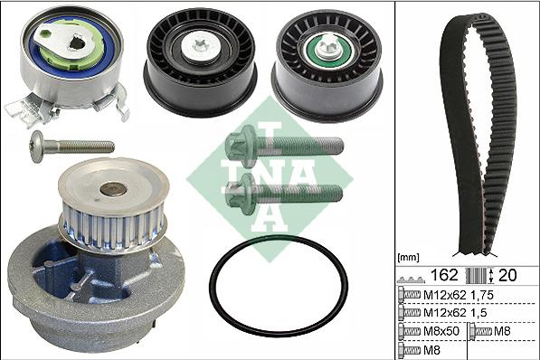 INA 530 0441 32 - Water Pump & Timing Belt Set onlydrive.pro