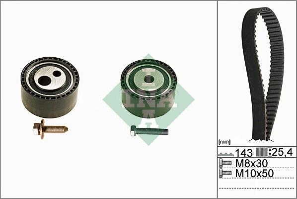 INA 530 0447 10 - Комплект зубчатого ремня ГРМ onlydrive.pro