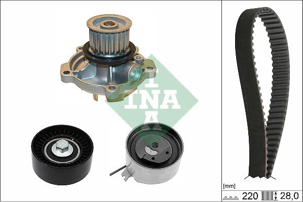 INA 530 0456 30 - Water Pump & Timing Belt Set onlydrive.pro