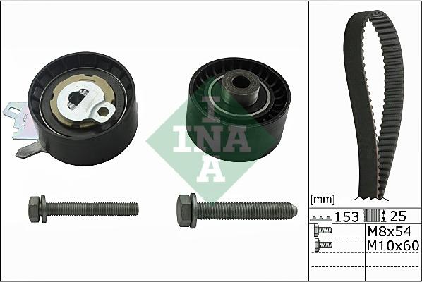 INA 530 0471 10 - Zobsiksnas komplekts onlydrive.pro