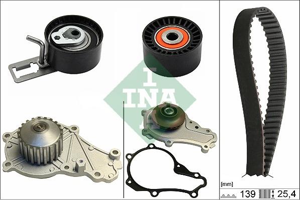 INA 530 0577 30 - Water Pump & Timing Belt Set onlydrive.pro