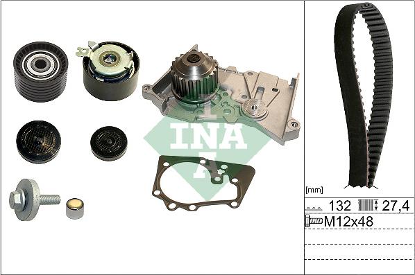 INA 530 0640 30 - Water Pump & Timing Belt Set onlydrive.pro