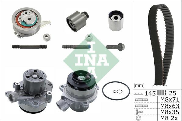 INA 530 0650 32 - Ūdenssūknis + Zobsiksnas komplekts onlydrive.pro