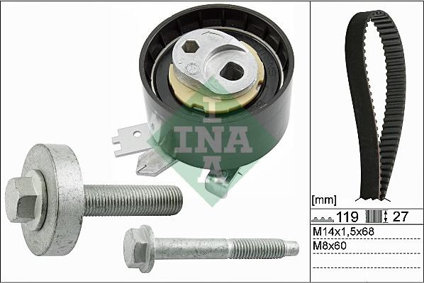 INA 530 0607 10 - Timing Belt Set onlydrive.pro