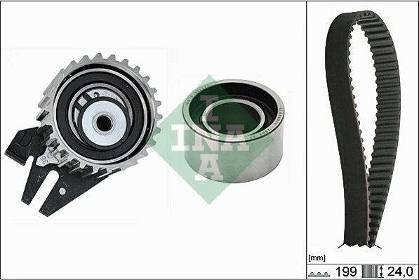 INA 530 0625 10 - Zobsiksnas komplekts onlydrive.pro