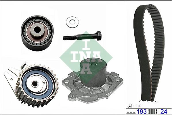 INA 530 0623 30 - Водяной насос + комплект зубчатого ремня ГРМ onlydrive.pro