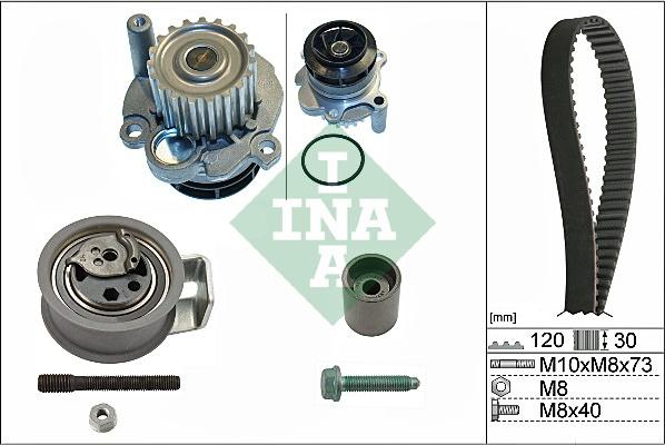 INA 530 0091 31 - Water Pump & Timing Belt Set onlydrive.pro