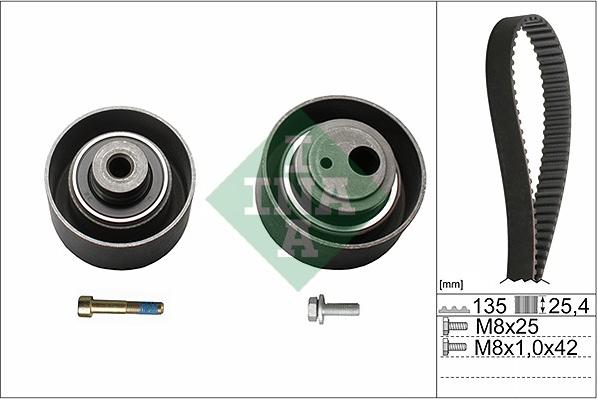 INA 530 0055 10 - Timing Belt Set onlydrive.pro