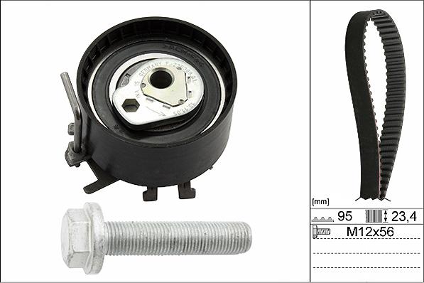 INA 530 0195 10 - Paskirstymo diržo komplektas onlydrive.pro