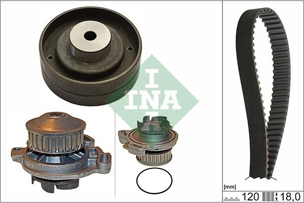 INA 530 0151 30 - Water Pump & Timing Belt Set onlydrive.pro