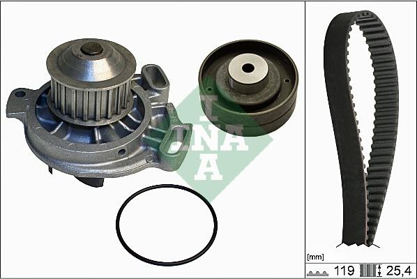 INA 530 0152 30 - Vesipumppu + jakohihnasarja onlydrive.pro