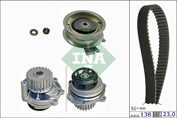 INA 530 0171 31 - Water Pump & Timing Belt Set onlydrive.pro