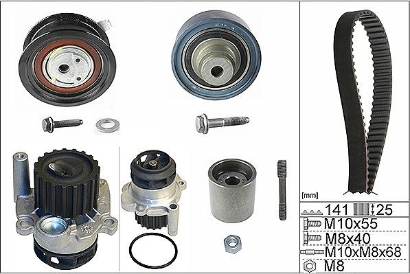 INA 530 0361 32 - Water Pump & Timing Belt Set onlydrive.pro