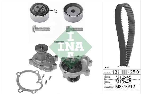 INA 530033830 - Veepump + hammasrihmakomplekt onlydrive.pro