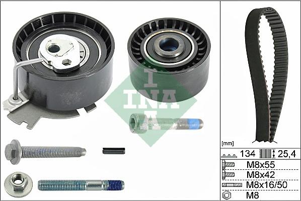 INA 530 0379 10 - Zobsiksnas komplekts onlydrive.pro