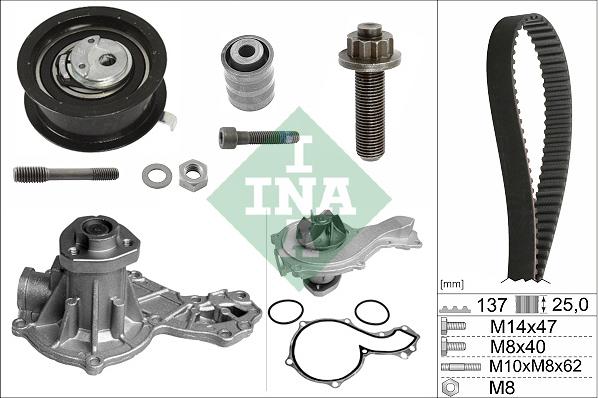 INA 530 0377 30 - Water Pump & Timing Belt Set onlydrive.pro