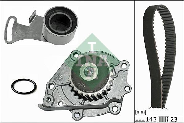 INA 530 0242 30 - Water Pump & Timing Belt Set onlydrive.pro