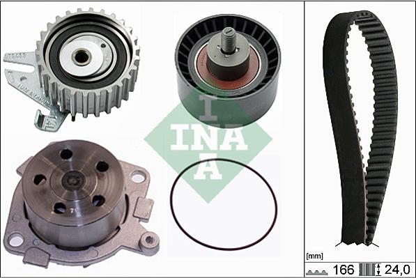 INA 530 0226 30 - Vesipumppu + jakohihnasarja onlydrive.pro