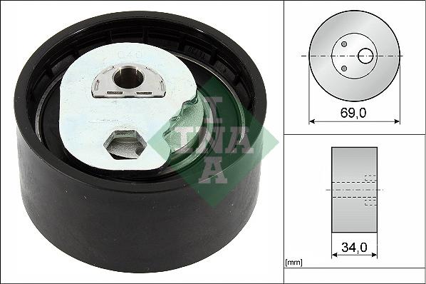 INA 531 0941 10 - Tensioner Pulley, timing belt onlydrive.pro