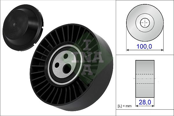 INA 531 0635 20 - Pulley, v-ribbed belt onlydrive.pro