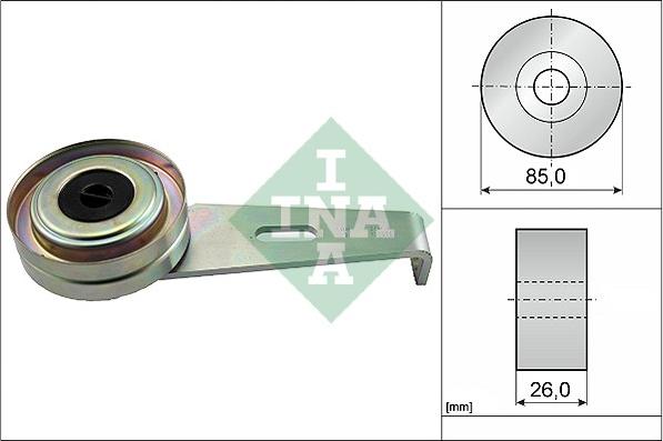 INA 531 0097 10 - Kreipiantysis skriemulys, V formos rumbuotas diržas onlydrive.pro