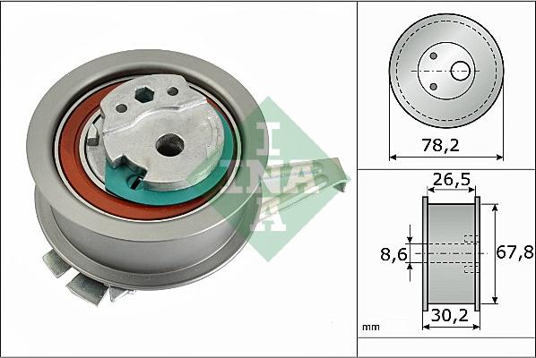 INA 531 0894 10 - Натяжной ролик, зубчатый ремень ГРМ onlydrive.pro