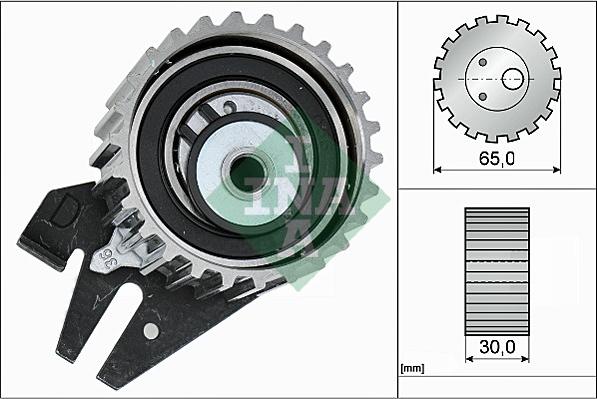 INA 531 0844 10 - Натяжной ролик, зубчатый ремень ГРМ onlydrive.pro