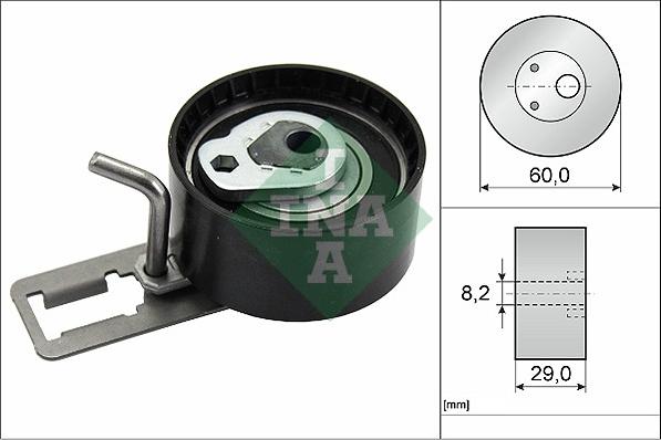 INA 531 0850 10 - Tensioner Pulley, timing belt onlydrive.pro