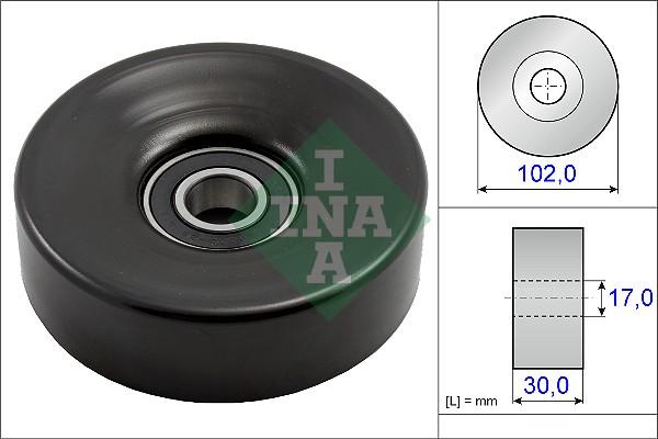 INA 531 0831 10 - Pulley, v-ribbed belt onlydrive.pro