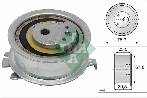 INA 531 0825 10 - Tensioner Pulley, timing belt onlydrive.pro