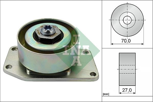 INA 531 0306 10 - Pulley, v-ribbed belt onlydrive.pro